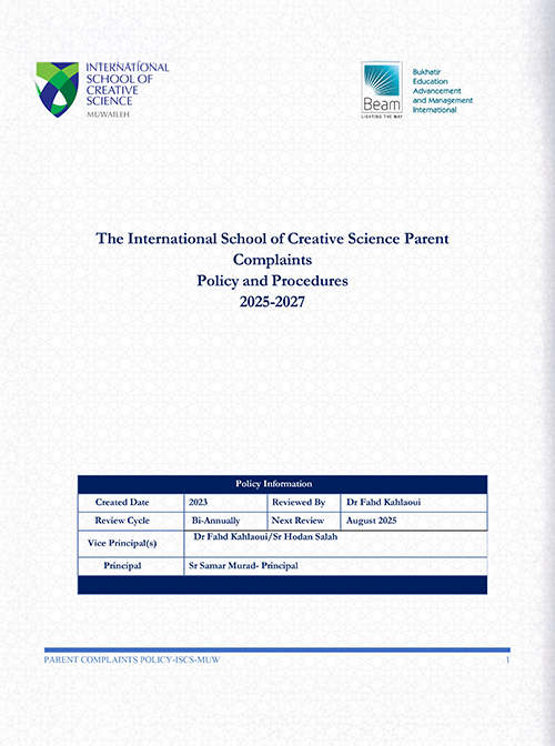 https://iscs.sch.ae/sharjah-muwaileh/source/uploads/Parent Complaints Policy - 2025